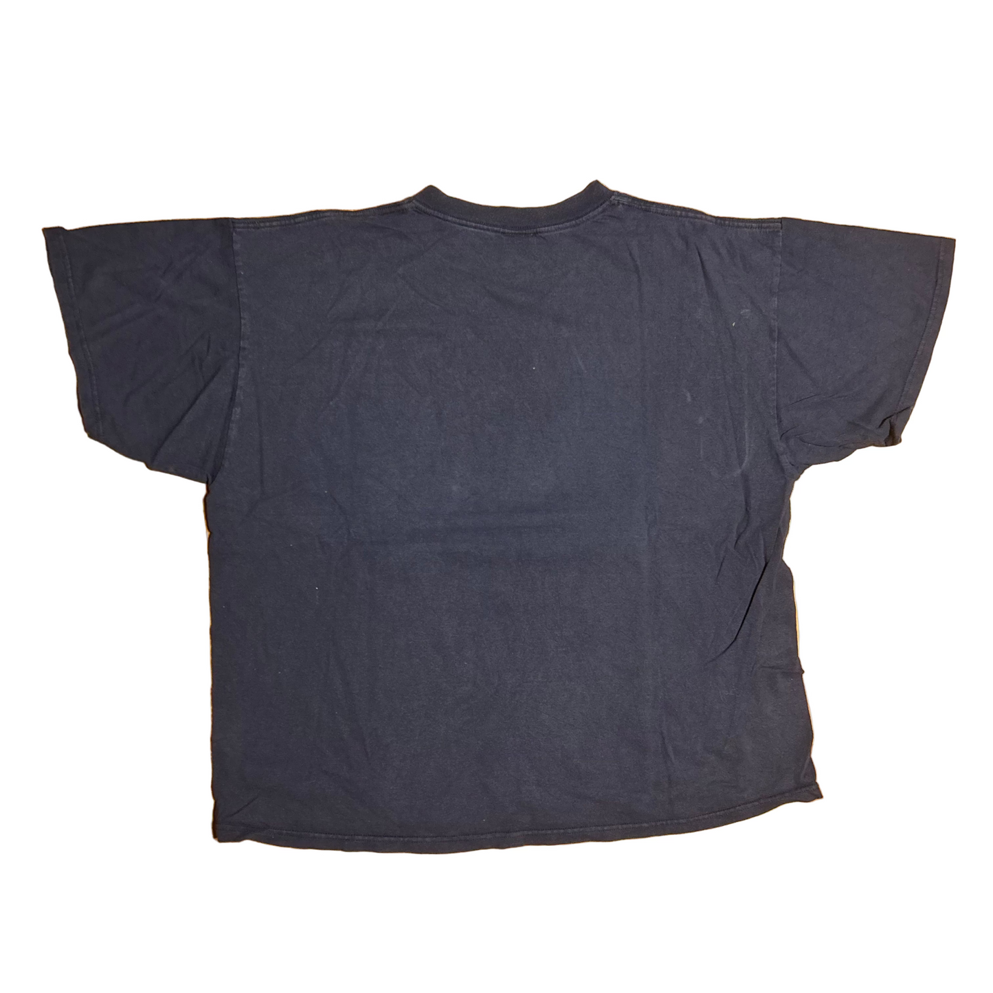 Soffee University North Carolina UNC Navy Blue Cotton College Tshirt - Boxy XLarge - 25” x 26”