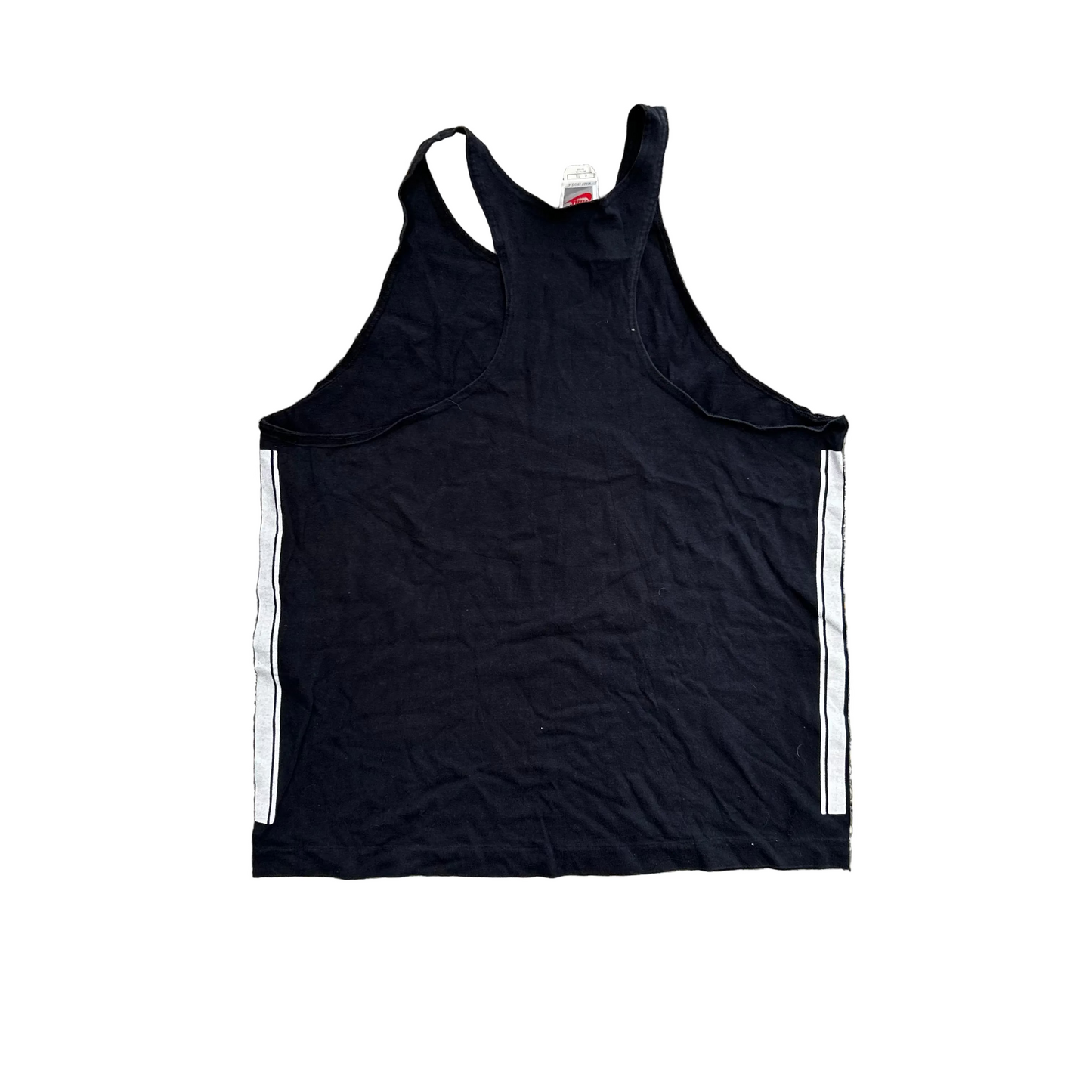 90's Nike Black Cotton Tanktop Shirt - Medium - 20.5" x 28"
