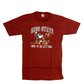 70/80’s Artex Mississippi State Miss State Snoopy Where The Cool Go To School Maroon Red Crimson College 50/50 Cotton Polyester Tshirt - XSmall - 16.5” x 27”