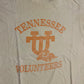90’s Jerzees Tennessee Volunteers University Distressed Faded White Cotton College Tshirt - Medium - 20.5” x 28”