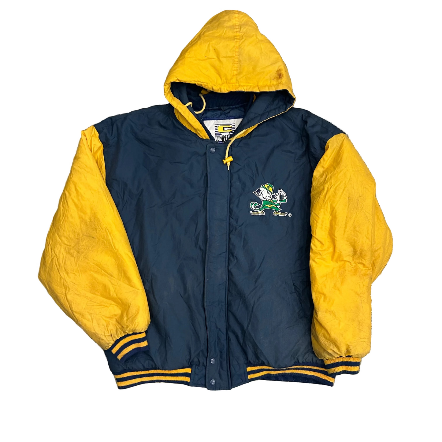 Competitor Notre Dame Fighting Irish Puffer Jacket - XLarge - 29" x 30"
