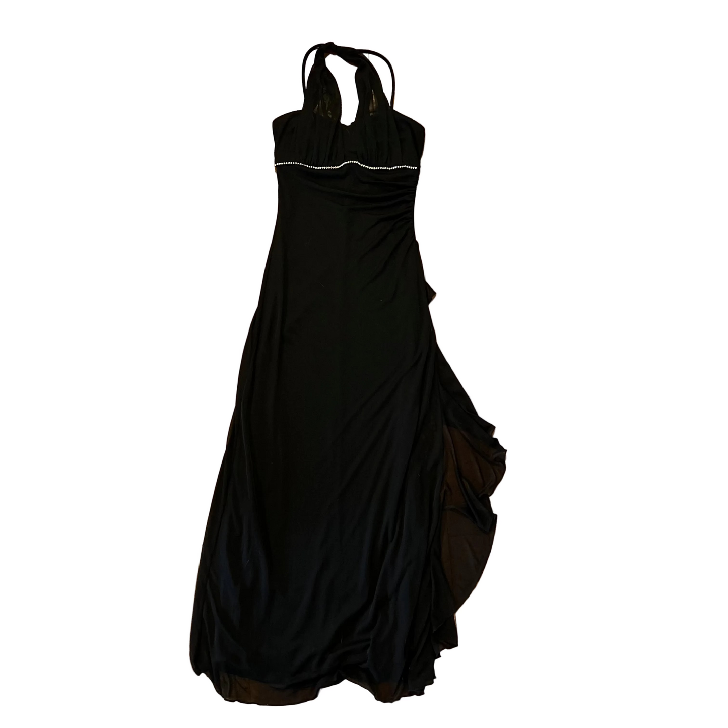 90's Taboo Black Dress - Tagged Small - 13" x 48"