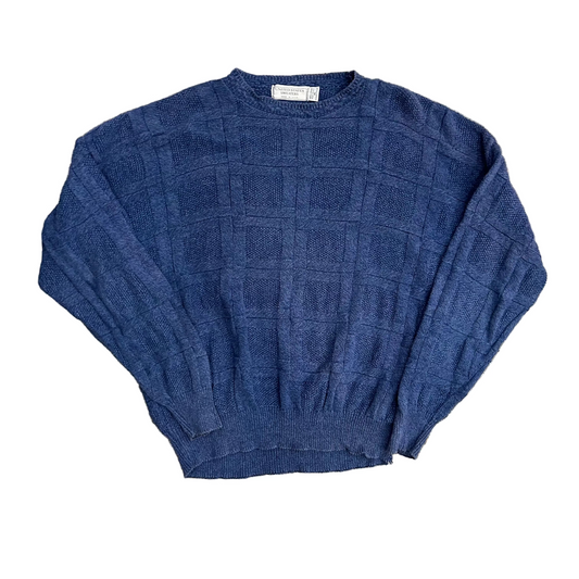 90’s United States Sweaters Blue Sweater - XLarge - 24" x 29"