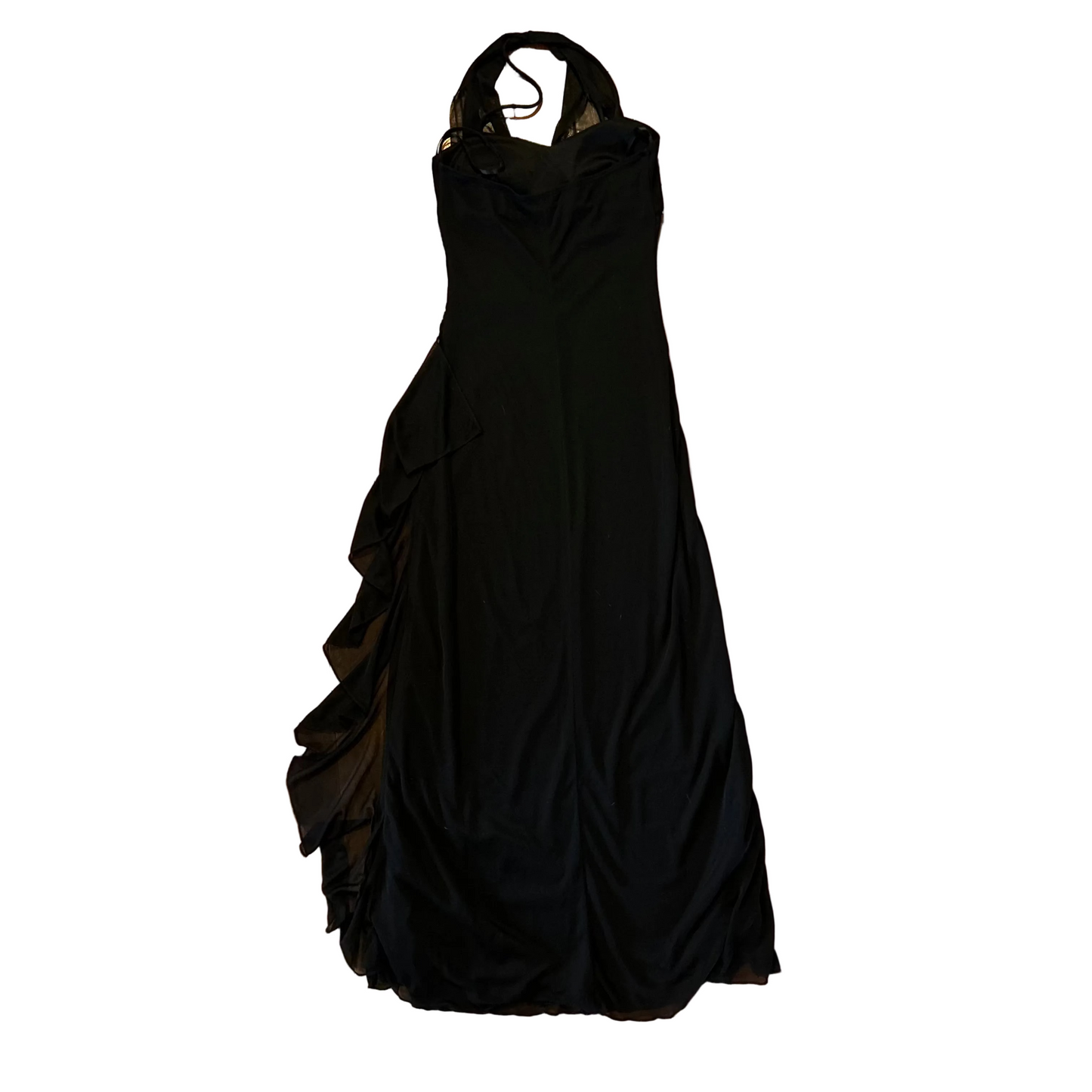 90's Taboo Black Dress - Tagged Small - 13" x 48"