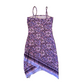 90's Younique Clothing Purple Patterned Dress - Tagged Medium - 15.5" x 31"