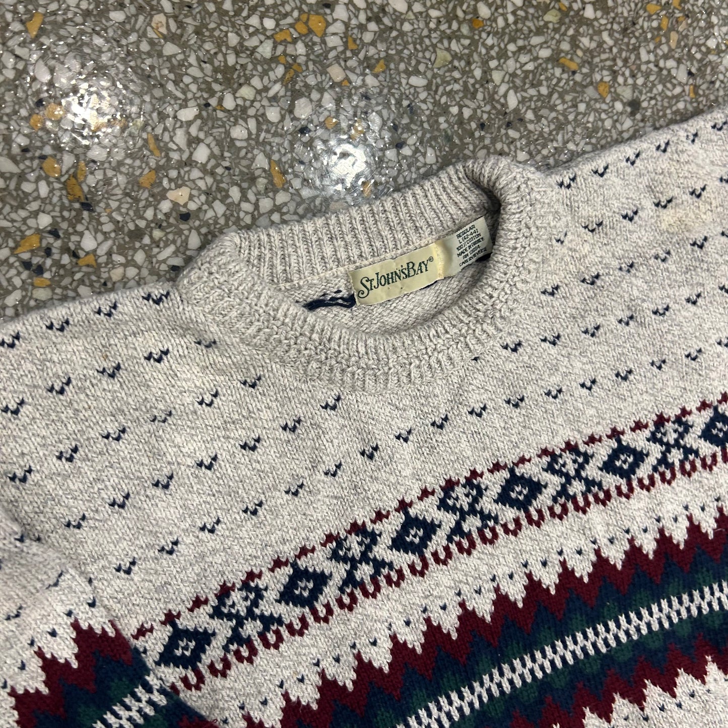 St John’s Bay Cotton Sweater - Large - 22" x 26"