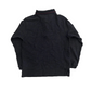 Guess Cotton Wool Poly Black Quarter Zip Sweater - Medium - 20" x 26"