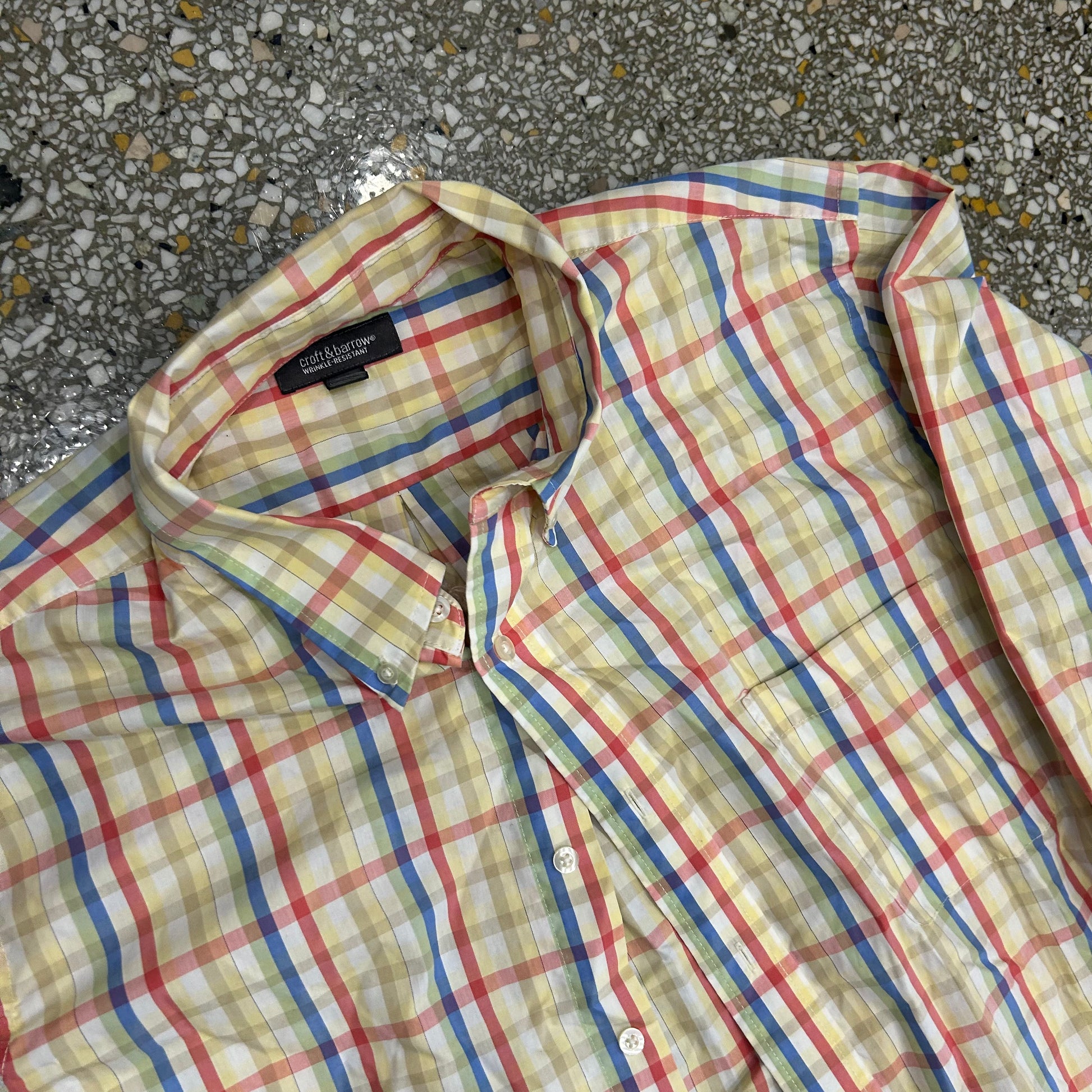croft and barrow dress shirt Croft & Barrow Mens Dress Shirt Classic Fit Button-Down True Comfort Long Sleeve