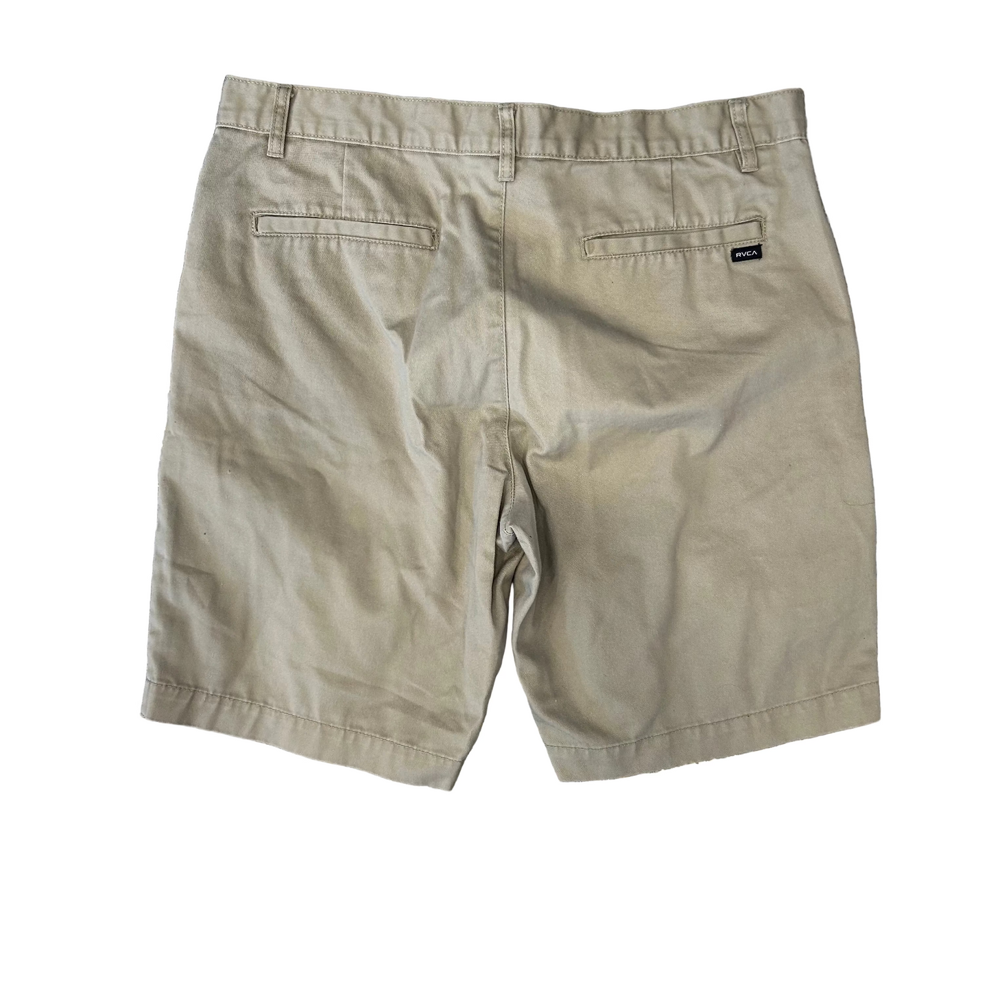 RVCA Weekender Chinos Khaki Shorts - 36" x 9.5"