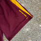 00's Nike Arizona State Sun Devils Maroon Yellow Basketball Mesh Shorts - 28" x 8.5"