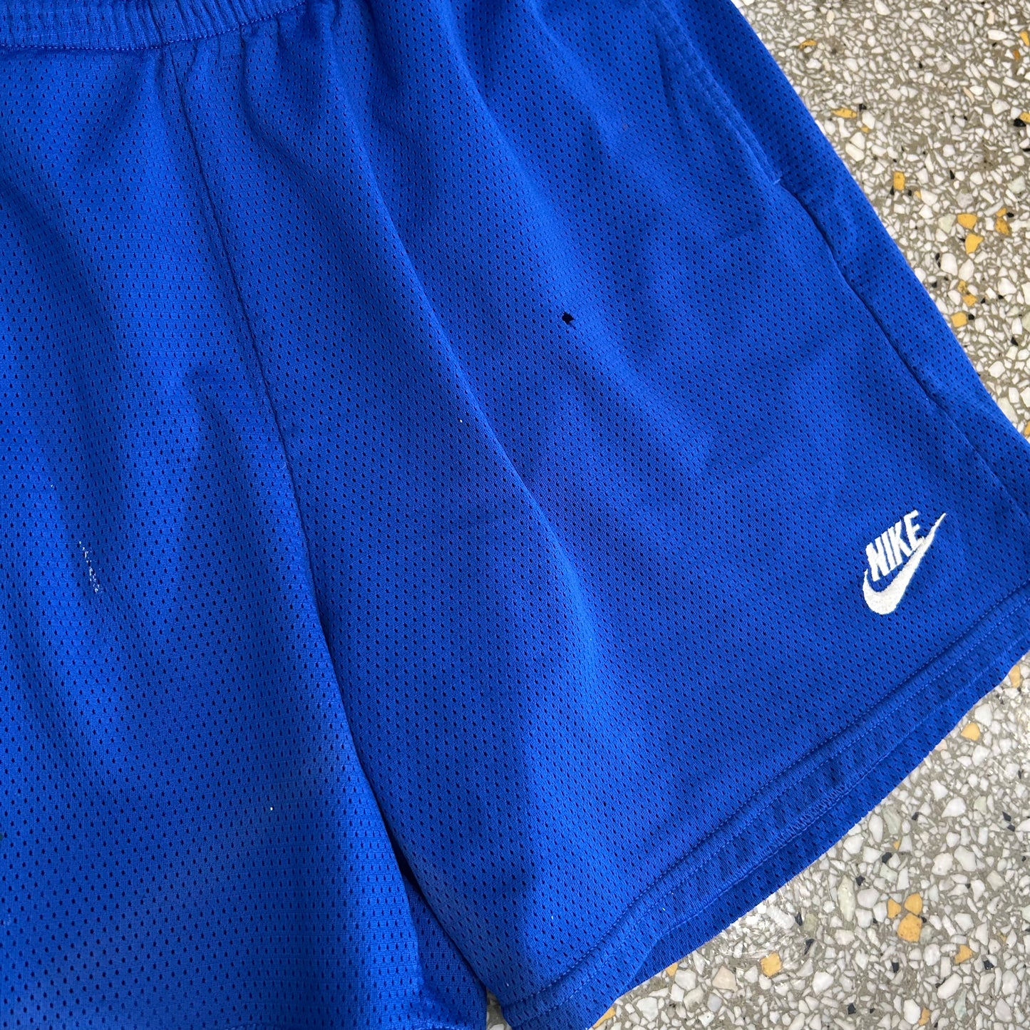 90's Nike Royal Blue Mesh Shorts - 30" x 5.5"
