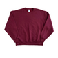 Jerzees Super Sweats Maroon Blank Crewneck Sweatshirt - Large - 22" x 25"