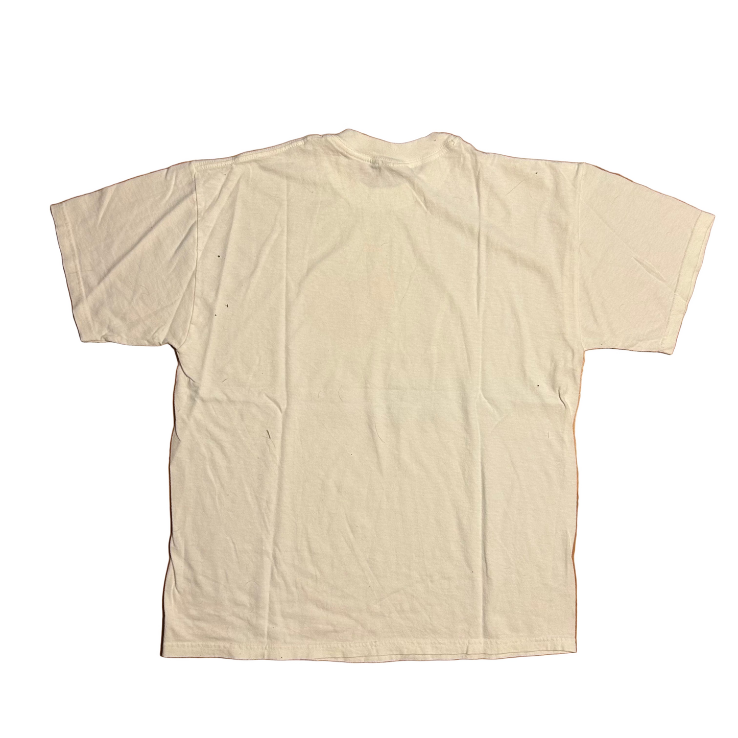 Jerzees I Heart NY I Love New York White Cotton Tshirt - Medium - 21.5” x 27.5”