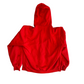 90’s Muleskins Red Thermal Zip Up Hoodie Sweatshirt - Large - 22" x 25"