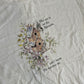 His Eye is on the Sparrow and I know He Watches Me White Tshirt - XLarge - 24" x 30"