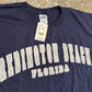 NWT Brand New Anvil Redington Beach Florida Navy Blue Tshirt - XLarge - 25" x 33"