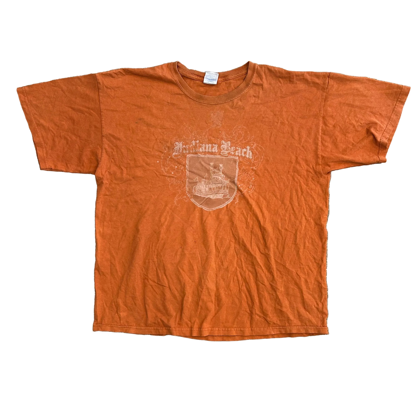 Gildan Indiana Beach Orange Tshirt - XLarge - 24" x 28"