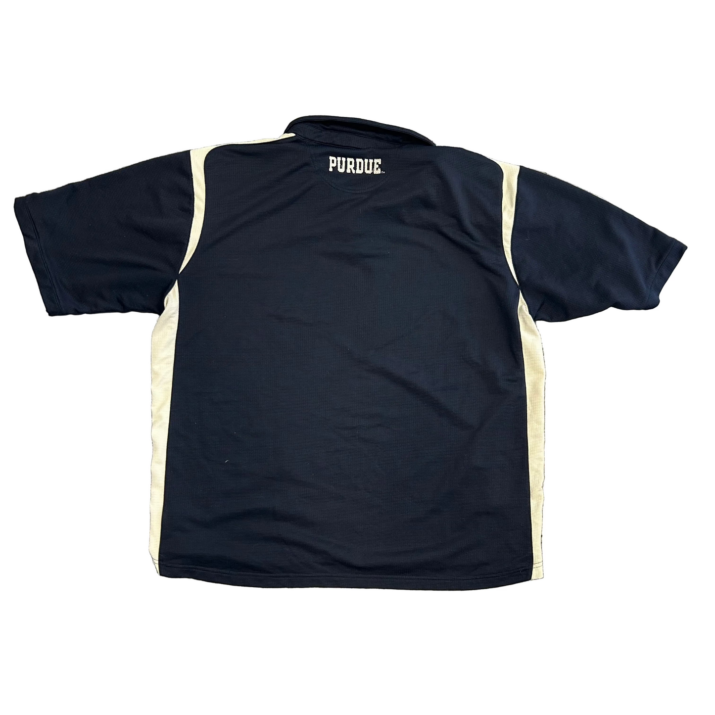 Nike Purdue University Boilermakers Black Polo Shirt - XLarge - 26" x 30"