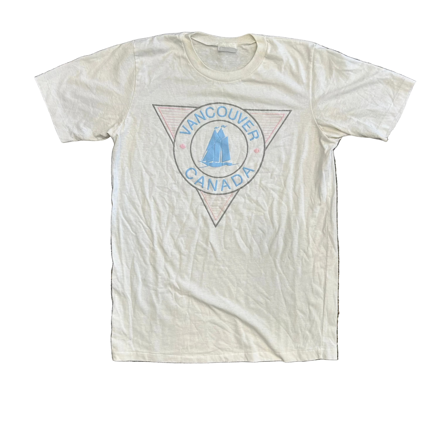 90’s Vancouver Canada White Tshirt - Medium - 20" x 28.5"