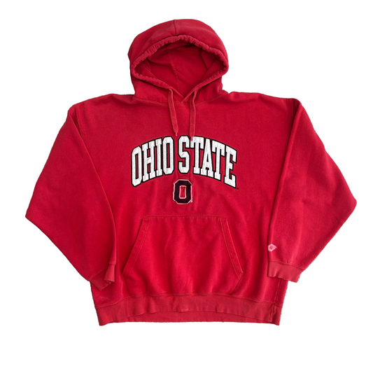 Ohio State Buckeyes University Red Hoodie Sweatshirt - XLarge - 27" x 30"