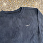 Carhartt Navy Black Thermal Crewneck Sweatshirt - Medium - 20" x 30"