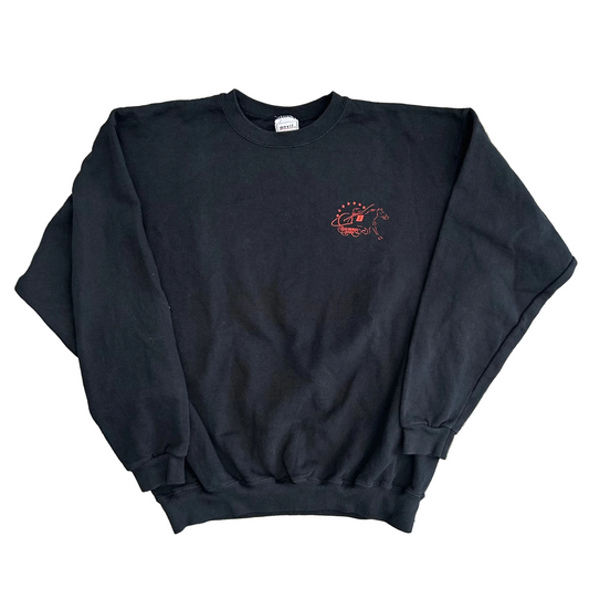 Anvil Black Balmoral Park Crewneck Sweatshirt - XLarge - 24" x 28"