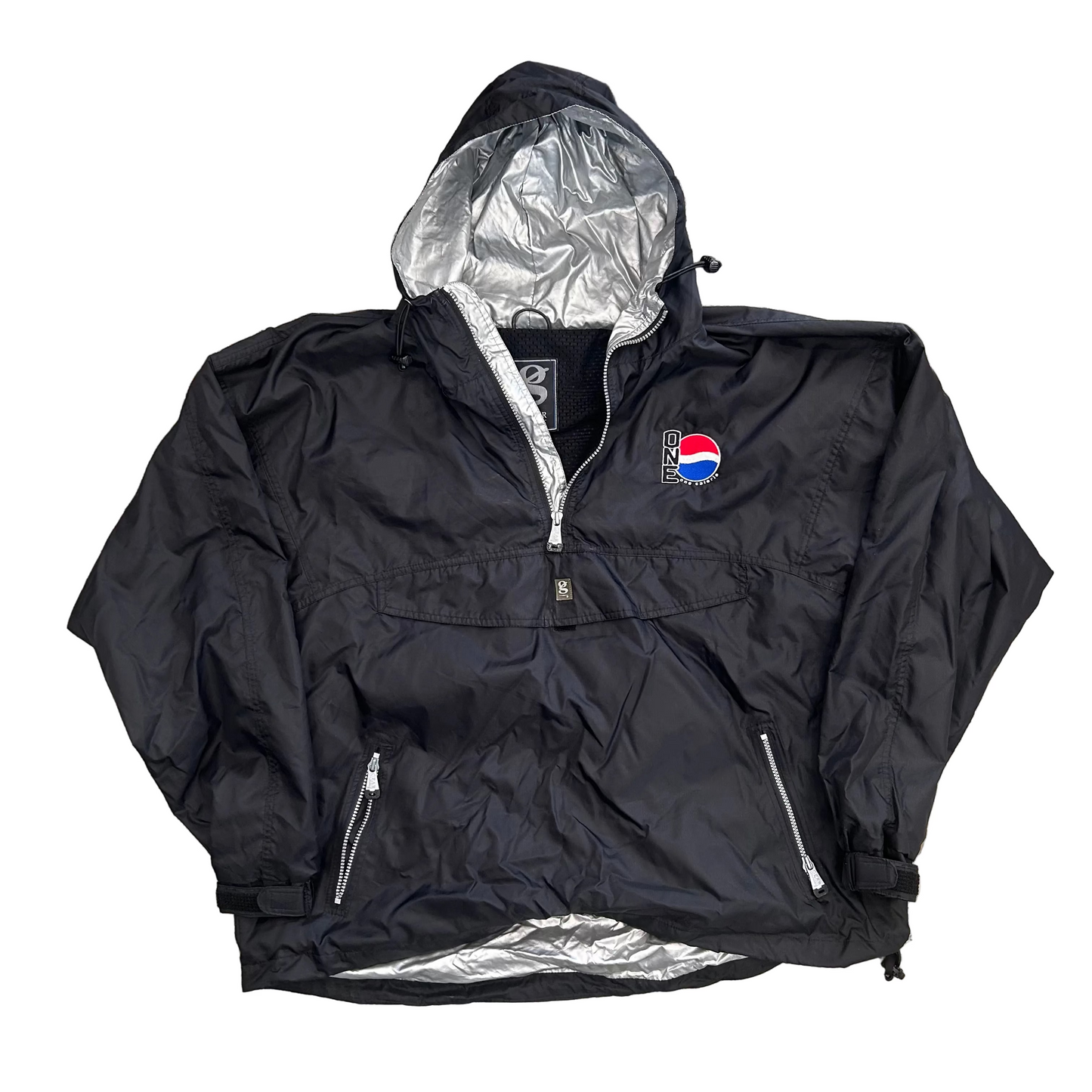 Gear for Sports Pepsi One Calorie Nylon Pullover Anorak Jacket - Boxy XLarge - 29" x 30"