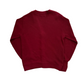 80's Montgomery Ward Maroon Cardigan Sweater - Medium - 20" x 25"