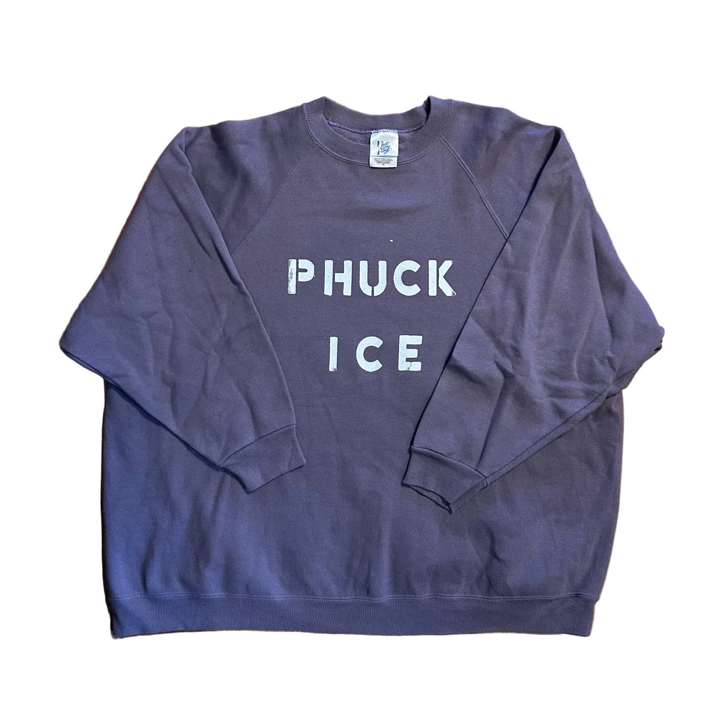 Phuck Ice Plum Just My Size Crewneck Phart Merch Sweatshirt - 31" x 30" - Boxy XLarge