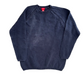 Mossimo Cotton Chunky Knit Navy Blue Sweater - Large - 22" x 27"