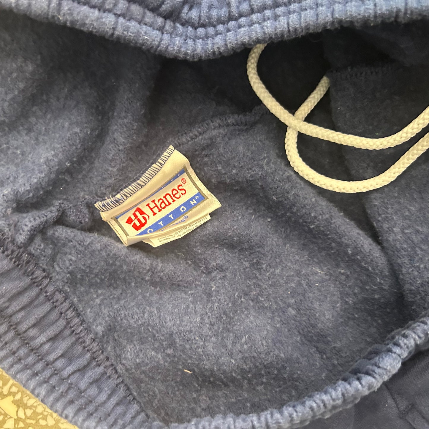 Ultimate Hanes Cotton Navy Blue Jogger Sweatpants - Tagged XLarge - 32" x 28"