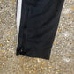 00's Nike Black White Striped Zip Sweatpants - Tagged XLarge - 37" x 31"