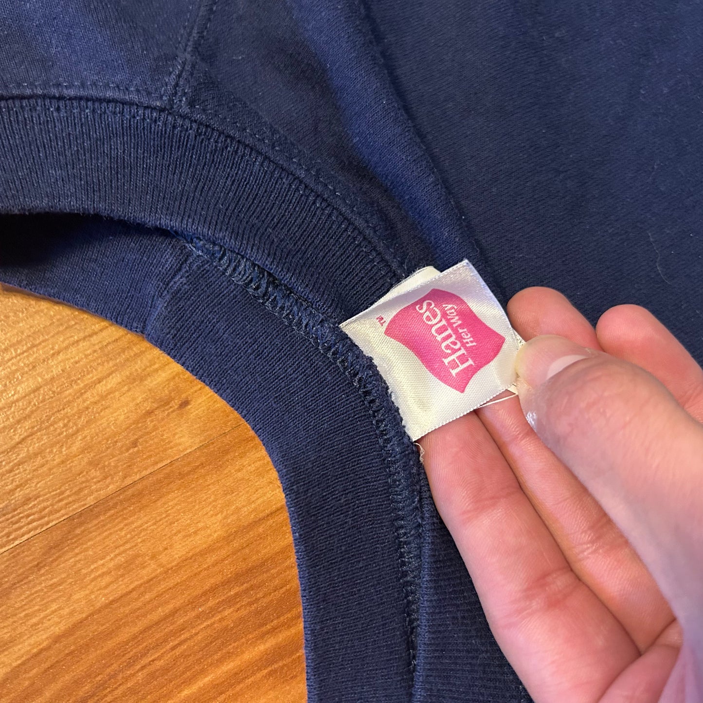 Phuck Ice Navy Blue Hanes Crewneck Sweatshirt - 21" x 24" - Medium