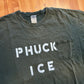 Phuck Ice Faded Green Gildan Pocket Phart Merch Tshirt - 25" x 28" - XLarge