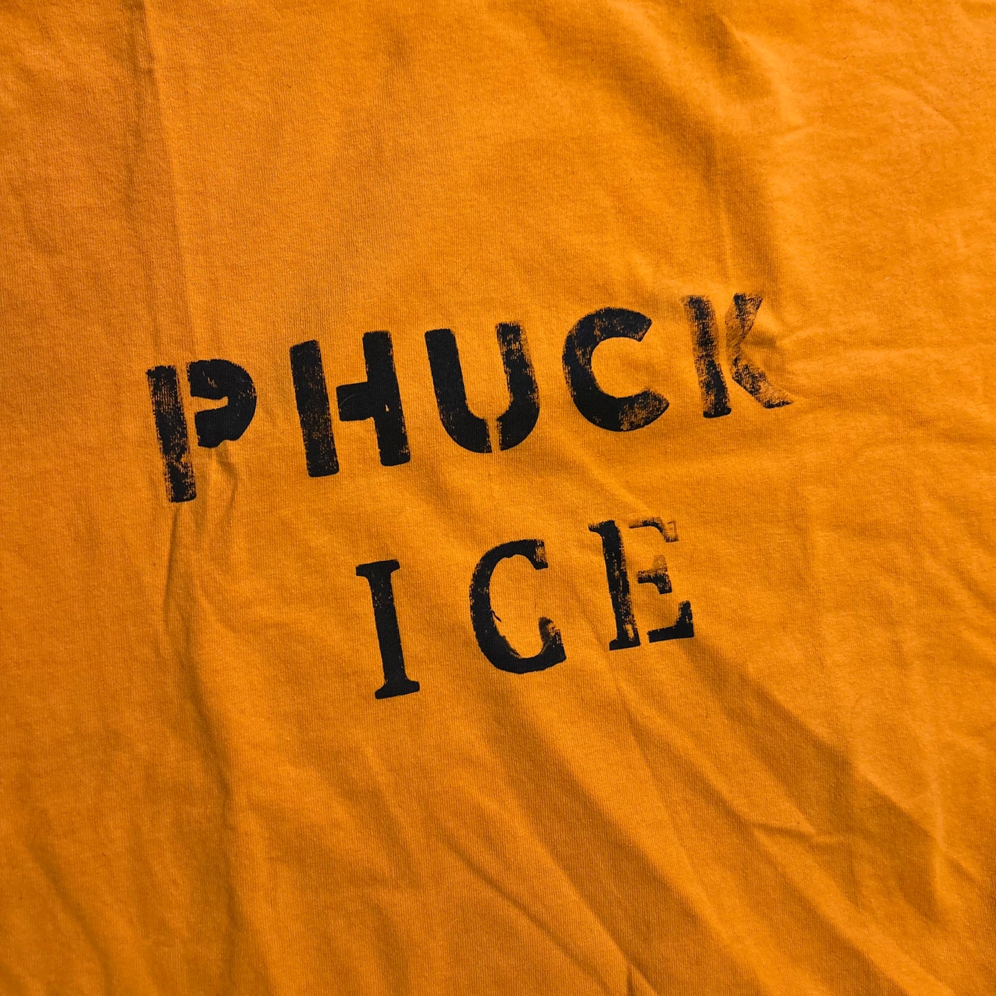 Phuck Ice Orange Alstyle Test Print Tshirt - 25" x 29" - XLarge