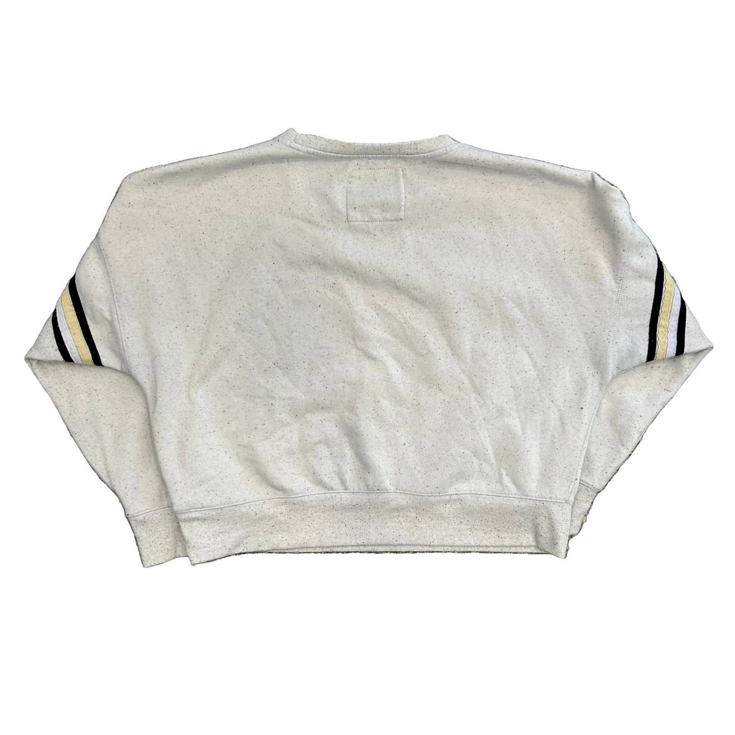 Colosseum Purdue University Boiler Up White Crewneck Sweatshirt - Boxy XLarge - 27" x 23"