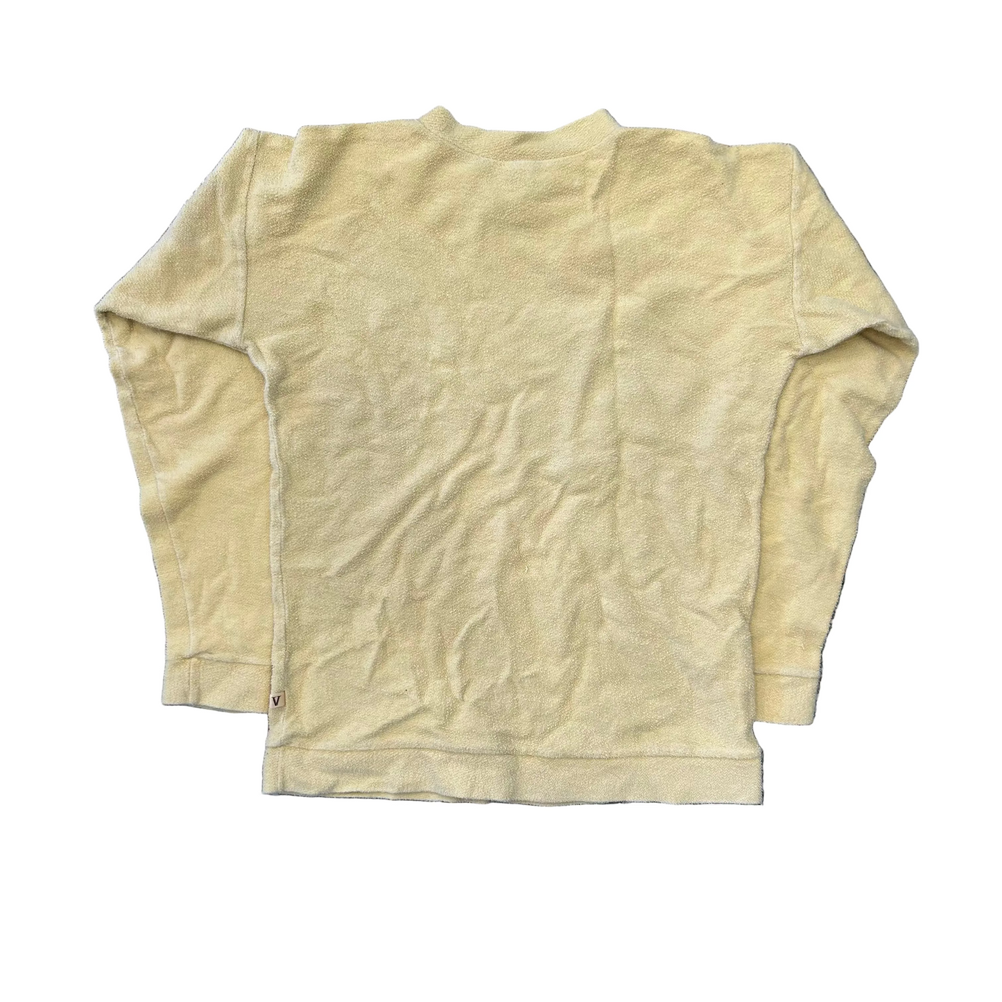 Venley Purdue University Boilermakers Cotton Yellow Crewneck Sweatshirt - Large - 22" x 26.5"