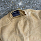 90's Gatsby USA Robert Bruce Shetland Wool Yellow Crewneck Sweater - Small - 19" x 23"
