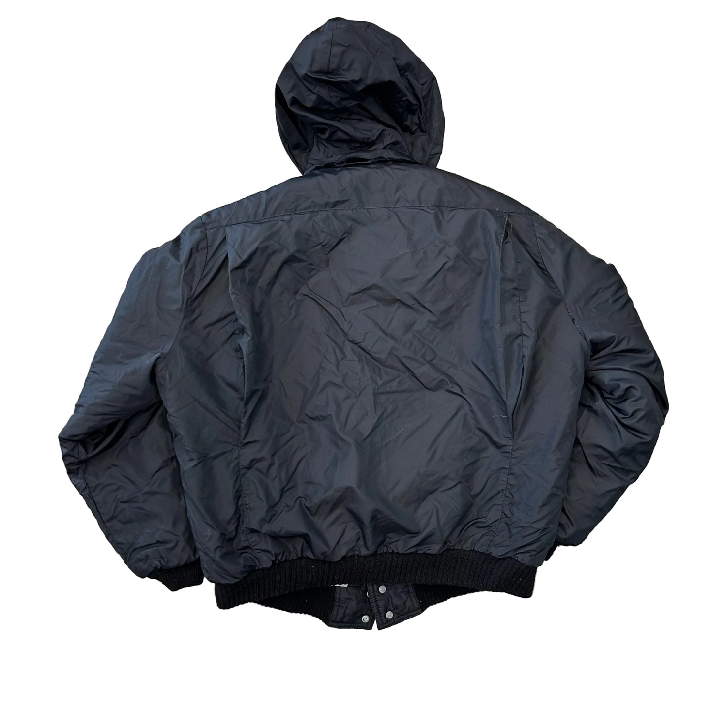 80’s MVP Products Purdue University Hooded Puffer Jacket Coat - XLarge - 25.5" x 24"