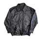 United States Marine Corps Black Zip Up Leather Jacket Coat - XLarge - 25" x 28"