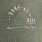 80/90's Bank at Work Green Faded 50/50 Cotton Polyester Tshirt - XLarge - 24.5" x 30"