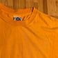 Alstyle Organic Cotton Distressed Orange Tshirt - Large - 22" x 29.5"