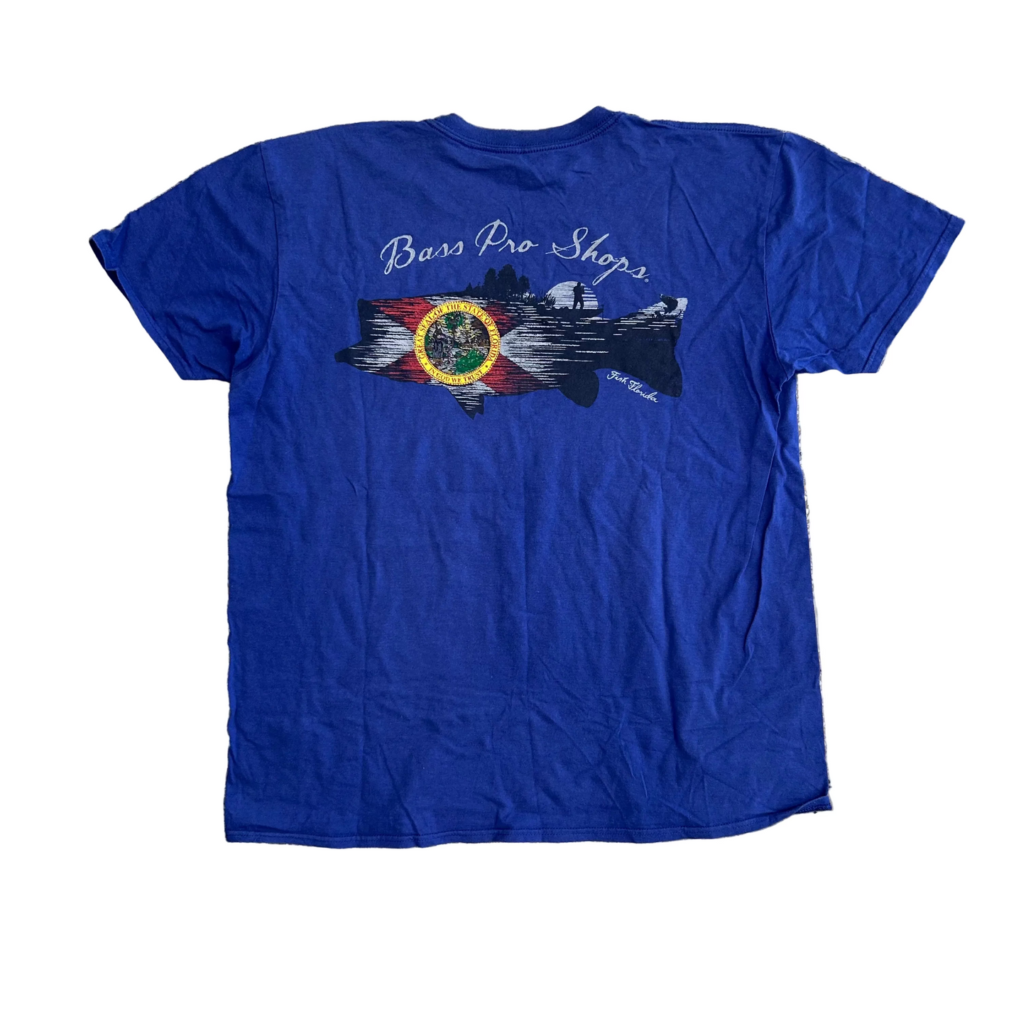 Bass Pro Shops Florida Blue Tshirt - Large - 23" x 29"