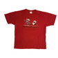 The Duck Company Memphis Zoo Panda Red Cotton Tshirt - Large - 22.5" x 29"