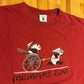 The Duck Company Memphis Zoo Panda Red Cotton Tshirt - Large - 22.5" x 29"