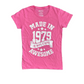 Made in 1979 40 Years of Awesome Pink Tshirt - XSmall - 16" x 25"