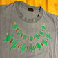 90's Cactus Pepper Jalepeno Light Purple Blue Cotton Tshirt - Large - 23.5" x 29"