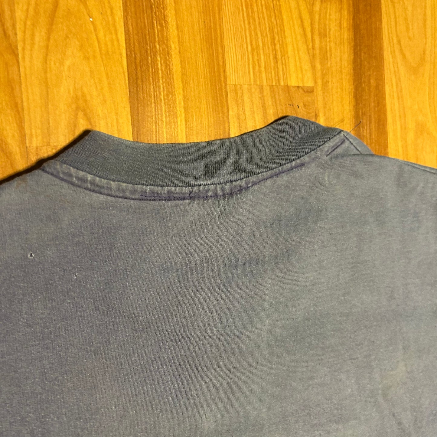 90's Cactus Pepper Jalepeno Light Purple Blue Cotton Tshirt - Large - 23.5" x 29"