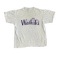 90’s Waikiki Grey Tshirt - Large - 22.5" x 27.5"