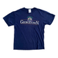 90’s Hanes Beefy Georgetown Navy Blue Tshirt - Medium - 20" x 27"